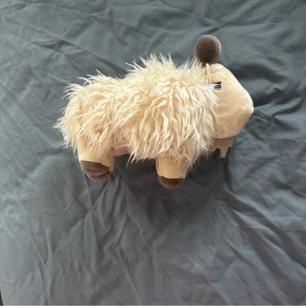 Minecraft Plush Sheep Toy in Cream and Brown